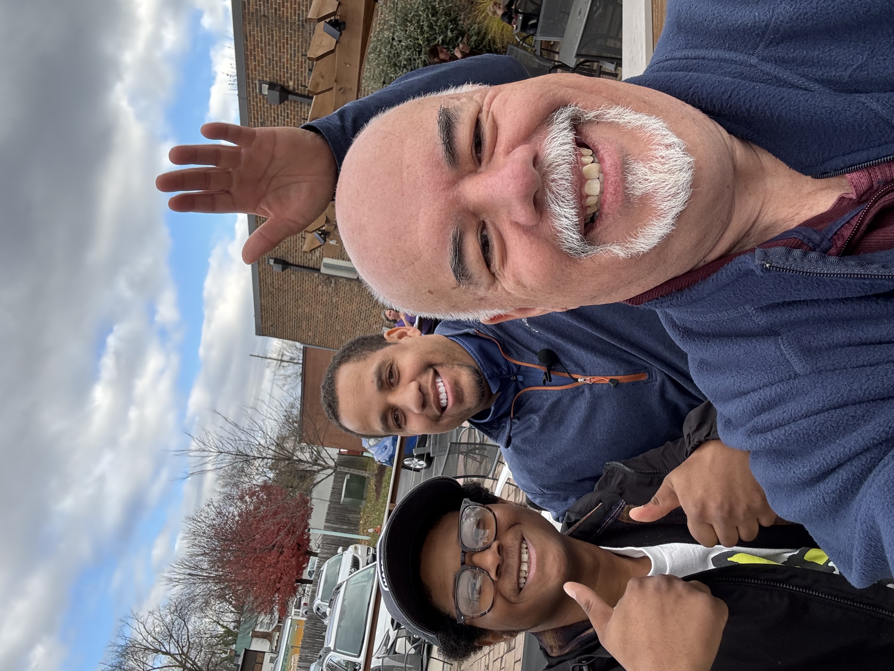 Guevremont visiting a local Frederick County school